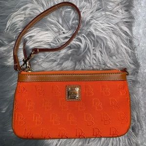 Dooney & Bourke Orange Wristlet